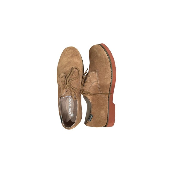 Eastland Suede Oxford Shoes Men’s Size 12 Buck Taupe NIB Ivy League Style main image 5